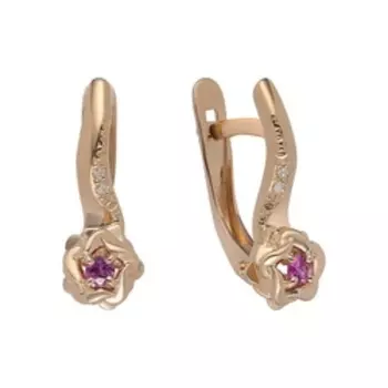 Золотые серьги 585 пробы