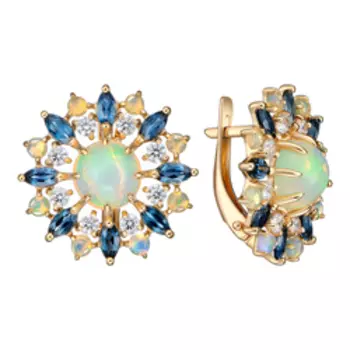 Золотые серьги 585 пробы