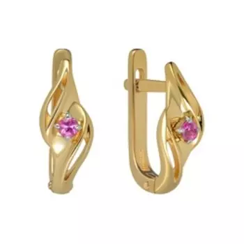 Золотые серьги 585 пробы