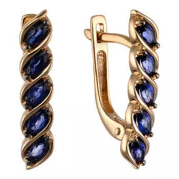 Золотые серьги 585 пробы