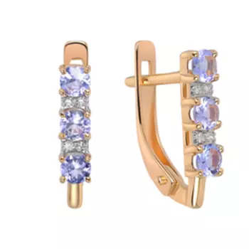 Золотые серьги 585 пробы