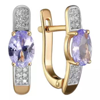 Золотые серьги 585 пробы