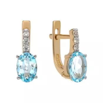 Золотые серьги 585 пробы