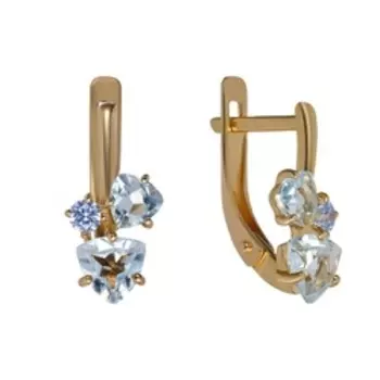 Золотые серьги 585 пробы