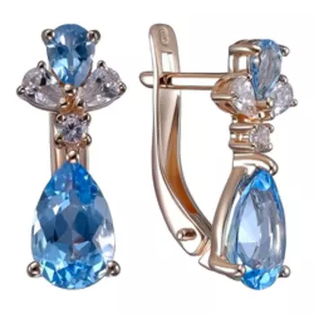 Золотые серьги 585 пробы