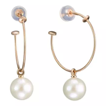 Золотые серьги с жемчугом