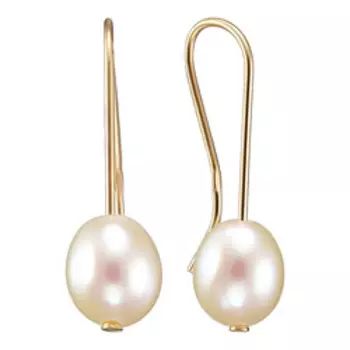 Золотые серьги с жемчугом