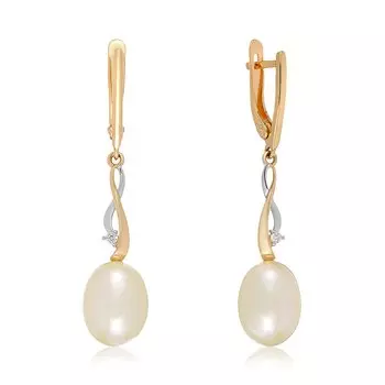 Золотые серьги 585 пробы