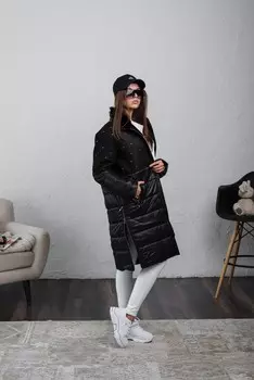 Дубленка женская с отделкой из меха тосканы