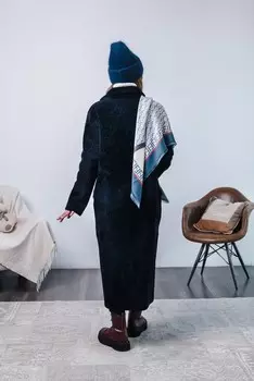 Шуба из меха овчины