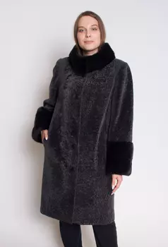 Шуба из меха овчины