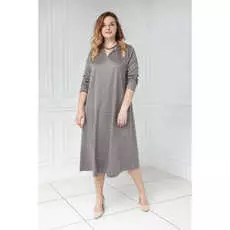 Платье "Жаклин" серый орнамент