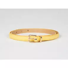 Ремень "Роуз" жёлтый