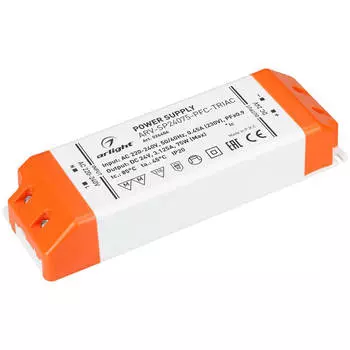 Блок питания Arlight ARV-SP24075-PFC-Triac 24V 75W IP20 3,1A 026406