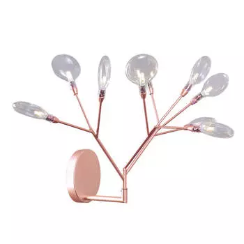 Бра Crystal Lux Evita AP9 copper/transparent