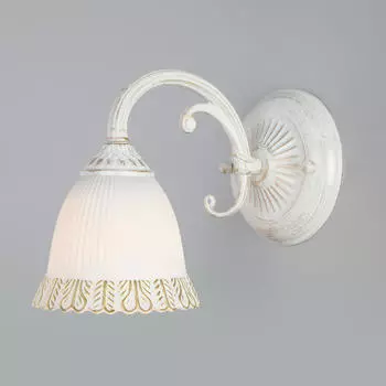 Бра Eurosvet Campina 60107/1 белый с золотом