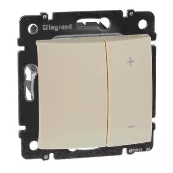Диммер кнопочный Legrand Valena 600W слоновая кость 774174
