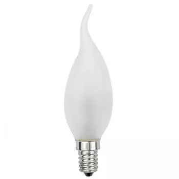 Лампа галогенная Uniel E14 42W матовая HCL-42/FR/E14 flame 01082