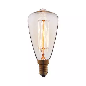 Лампа накаливания E14 40W прозрачная 4840-F