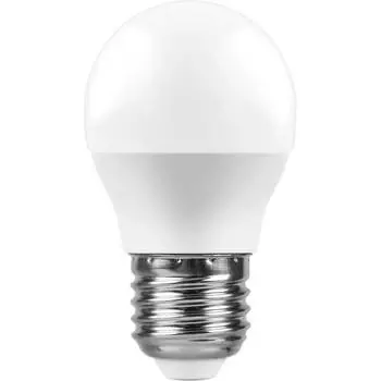 Лампа светодиодная Feron E27 11W 6400K Шар Матовая LB-750 25951