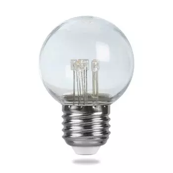 Лампа светодиодная Feron E27 1W 2700K прозрачная LB-378 41918