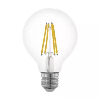 Лампа светодиодная филаментная диммируемая Eglo E27 6W 2700К прозрачная 11703