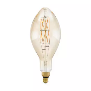 Лампа светодиодная филаментная диммируемая Eglo E27 8W 2100К янтарь 11685