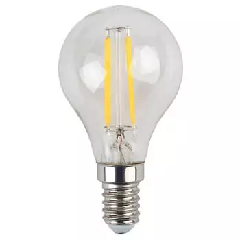 Лампа светодиодная филаментная ЭРА E14 11W 2700K прозрачная F-LED P45-11w-827-E14 Б0047012