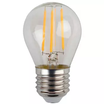 Лампа светодиодная филаментная ЭРА E27 11W 2700K прозрачная F-LED P45-11w-827-E27 Б0047013