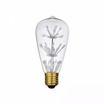 Лампа светодиодная филаментная Loft IT E27 3W прозрачная ST64-47LED