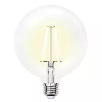 Лампа светодиодная филаментная Uniel E27 15W 4000K прозрачная LED-G125-15W/4000K/E27/CL PLS02WH UL-00004861