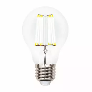 Лампа светодиодная филаментная Uniel E27 7W 3000K LED-A60-7W/WW/E27/CL/DIM GLA01TR UL-00002872
