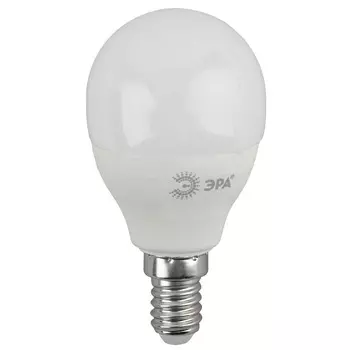 Лампа светодиодная ЭРА E14 10W 4000K матовая LED P45-10W-840-E14 R Б0050233