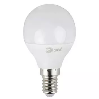 Лампа светодиодная ЭРА E14 7W 2700K матовая LED P45-7W-827-E14 Б0020548