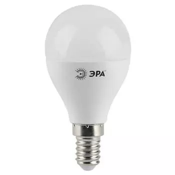 Лампа светодиодная ЭРА E14 9W 2700K матовая LED P45-9W-827-E14 Б0029041
