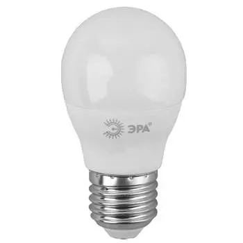Лампа светодиодная ЭРА E27 5W 4000K матовая LED P45-11W-840-E27 Б0032989