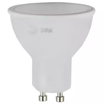 Лампа светодиодная ЭРА GU10 7W 2700K матовая ECO LED MR16-7W-827-GU10 Б0050182