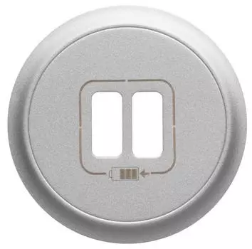 Лицевая панель Legrand Celiane розетки 2хUSB титан 068556