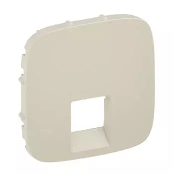 Лицевая панель Legrand Valena Allure розетки телефонной RJ-11/Ethernet RJ-45 слоновая кость 755416