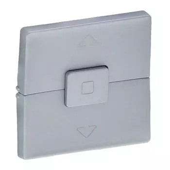 Лицевая панель Legrand Valena Life выключателя жалюзи алюминий 755142