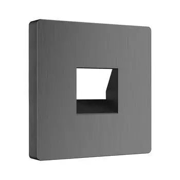 Накладка для телефонной розетки RJ11 Werkel Графит рифленый WL04-RJ-11-CP 4690389145926