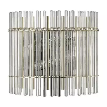 Настенный светильник Crystal Lux Aurelio AP2 Gold+Chrome/Transparent