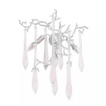 Настенный светильник Crystal Lux REINA AP3 SILVER PATINA