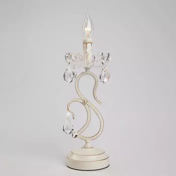 Настольная лампа Eurosvet 12205/1T белый Strotskis