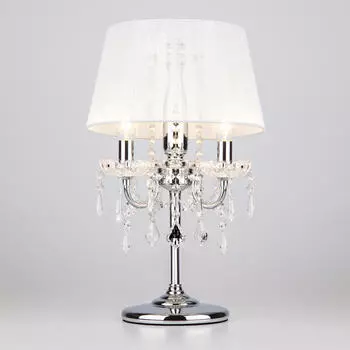 Настольная лампа Eurosvet 2045/3T хром/белый