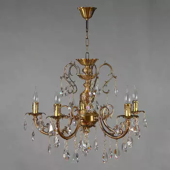 Подвесная люстра Ambiente Alicante 8888/5 AB Tear drop