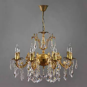 Подвесная люстра Ambiente Granada 2118/8 AB New Leaf