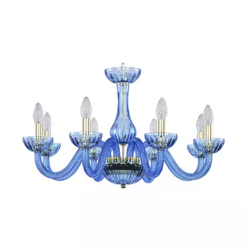 Подвесная люстра Bohemia Ivele 1310/8/240 G Aq/Aquamarime/M-1H