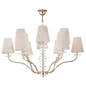Подвесная люстра Crystal Lux ARMANDO SP6+6 GOLD