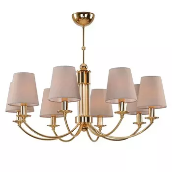 Подвесная люстра Crystal Lux Camila SP8 Gold